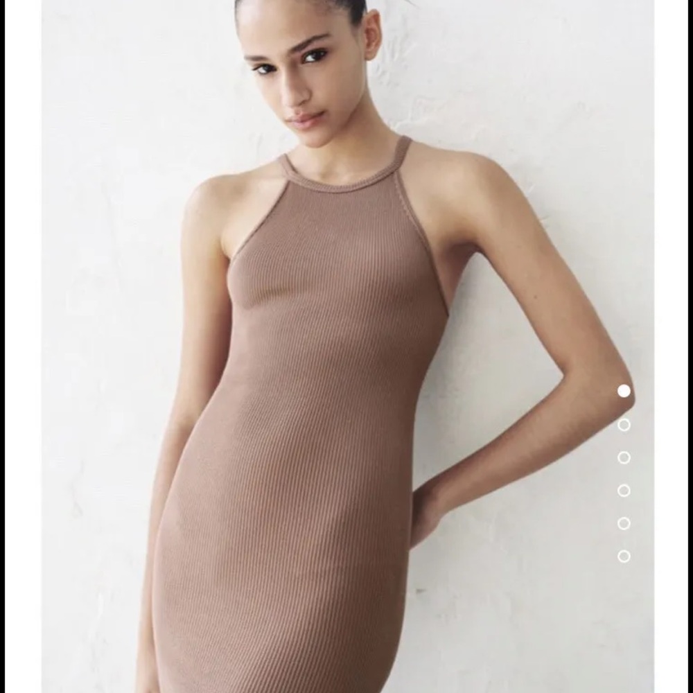 Zara Ribbed Mini Dress
